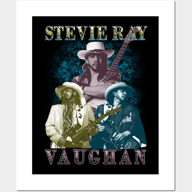 Stevie Ray Vaughan Vintage Bootleg Wall Art by Winmanlider